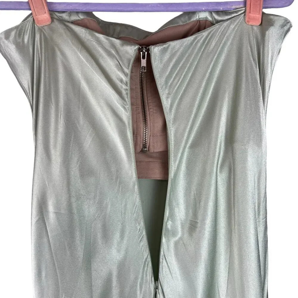 Stone Cold Fox x Revolve Mikayla Gown in Sage XL - Picture 14 of 14